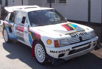 Kevin Furber’s 205T16 rally car Kevin Furber’s 205T16 rally car