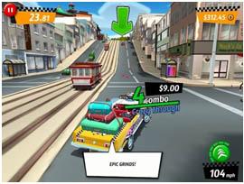 Crazy Crazy Taxi: City Rush Screenshot